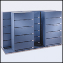 Lateral mobile storage