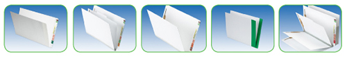 recyclable folder options