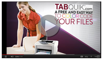 TABQUIK Color Coded Labeling Software Video